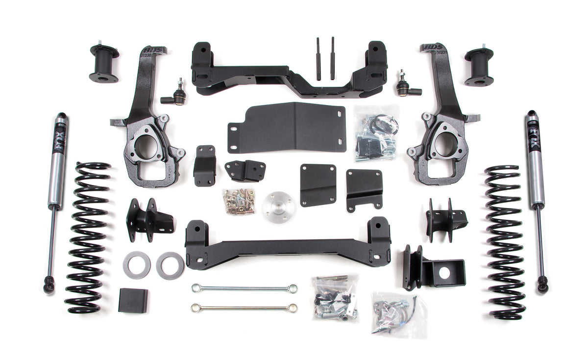 4" Lift Kit Front 4" Spacer + Rear Fox 2.0" Shocks