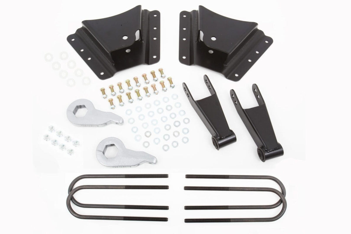 McGaughy's 2/3-5 Inch Torsion Key Lowering Kit 2002-2010 Silverado/Sierra 3500 2WD/4WD - 33076