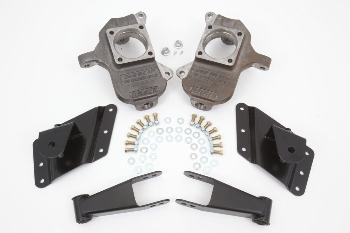 McGaughy's 2/3-5 Inch Spindle Lowering Kit 2002-2010 Silverado/Sierra 2500/3500 2WD/4WD - 33079