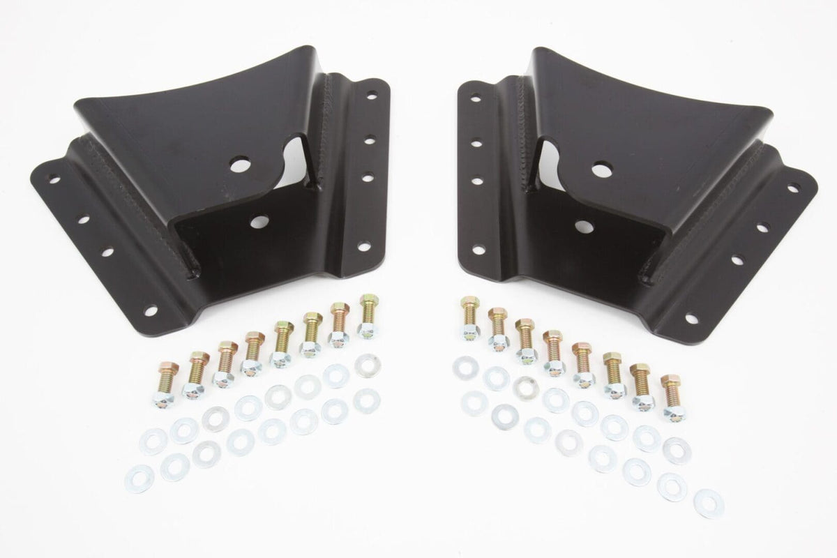 McGaughy's 3 Inch Drop Hangers 2002-2010 Silverado/Sierra 3500 2WD/4WD with 10 Hole Hangers - 33085