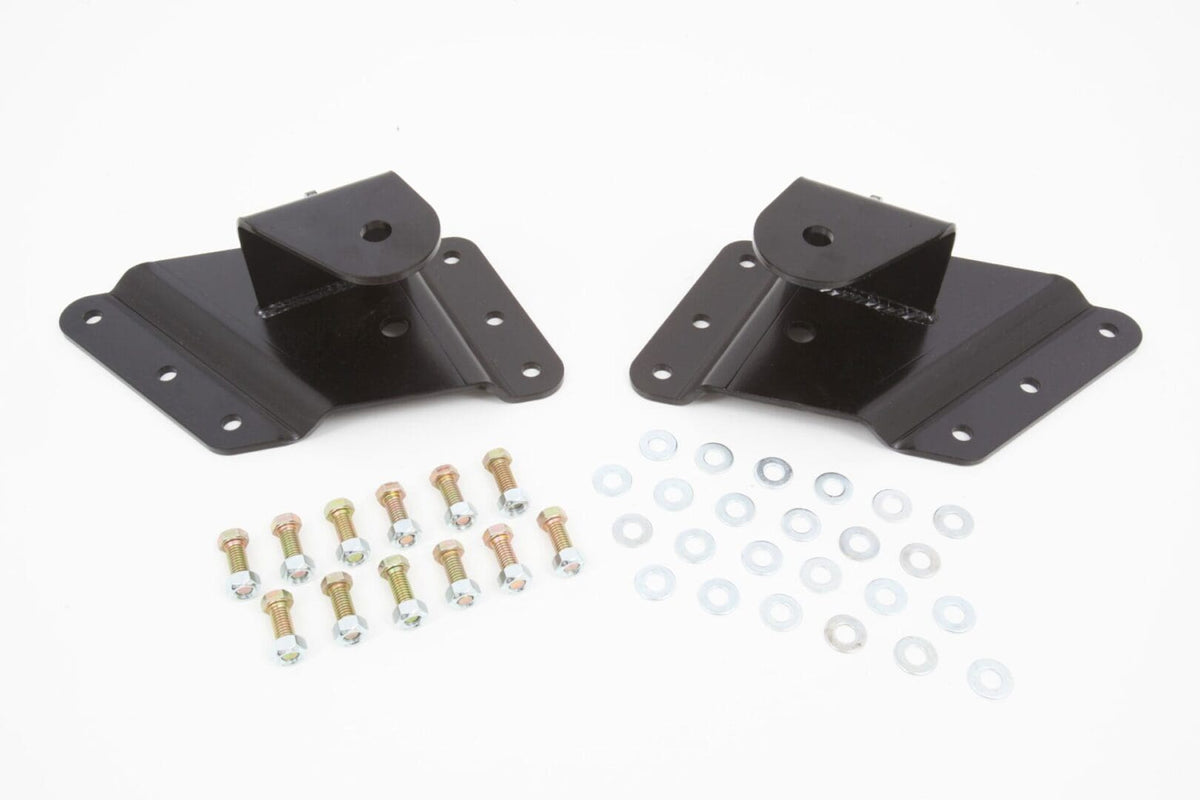 McGaughy's 3 Inch Drop Hangers 2002-2010 Silverado/Sierra 3500 2WD/4WD with 8 Hole Hangers - 33086