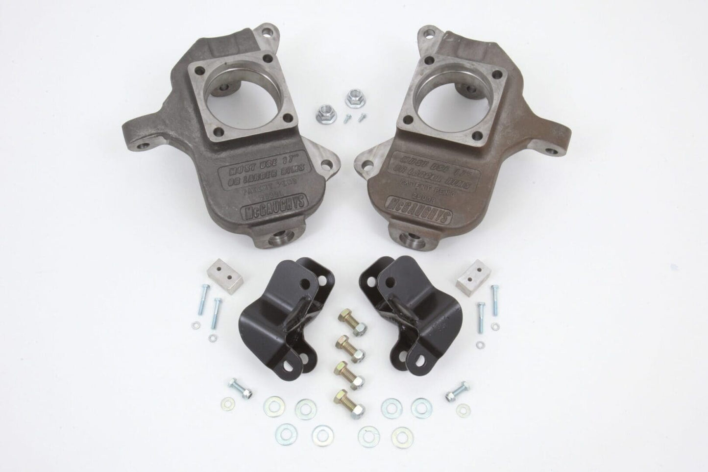 McGaughy's 2/3 Inch Deluxe Lowering Kit, 2003-2009 Hummer H2, Factory Rear Air - 33091