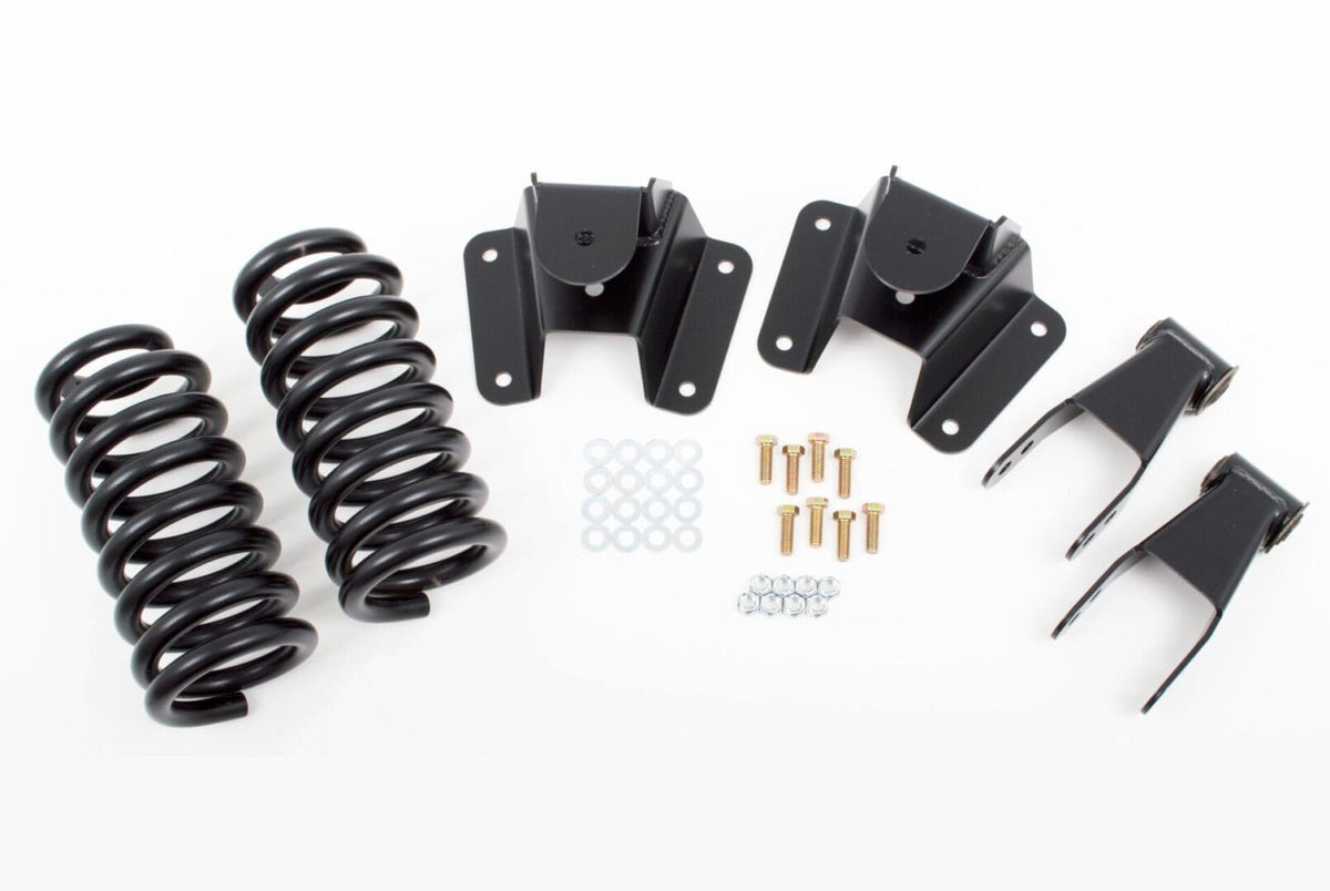 McGaughy's 2/4 Inch Coil Lowering Kit 1973-1987 GM C10 2WD - 33149