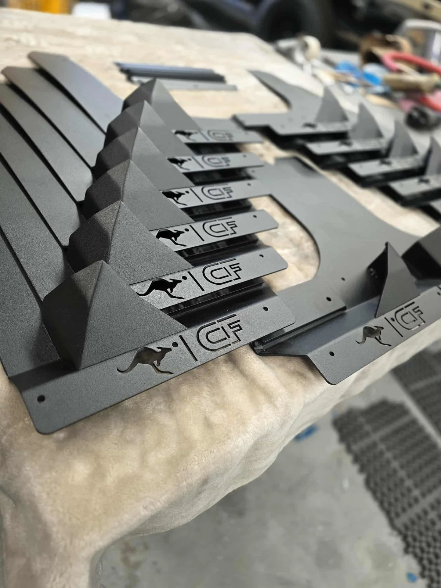 Next Level Trucks Chevrolet Silverado 2500 HD Front and Rear extended Mudflap brackets to suit 2020-2026