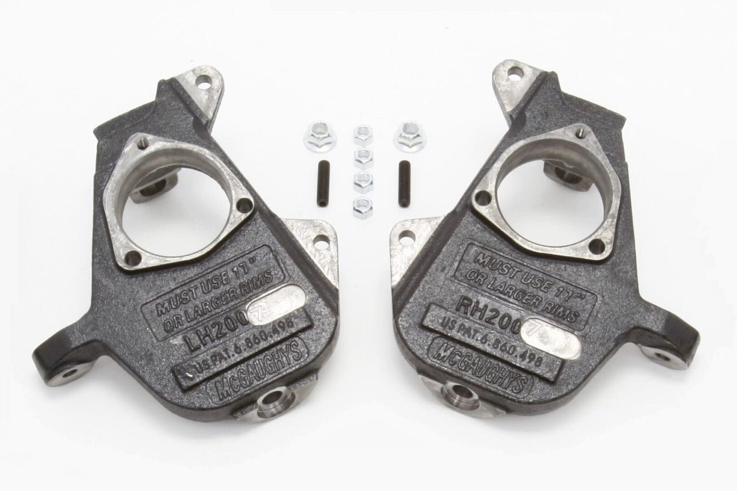 McGaughy's 2 Inch Drop Spindles 2007-2013 Silverado/Sierra 1500/Tahoe/Yukon 2WD/4WD - 34037