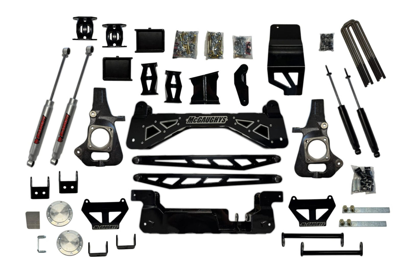 McGaughy's 7-9 Inch Premium S/S Lift Kit 2002-2010 Silverado/Sierra 3500 2WD/4WD - 52059