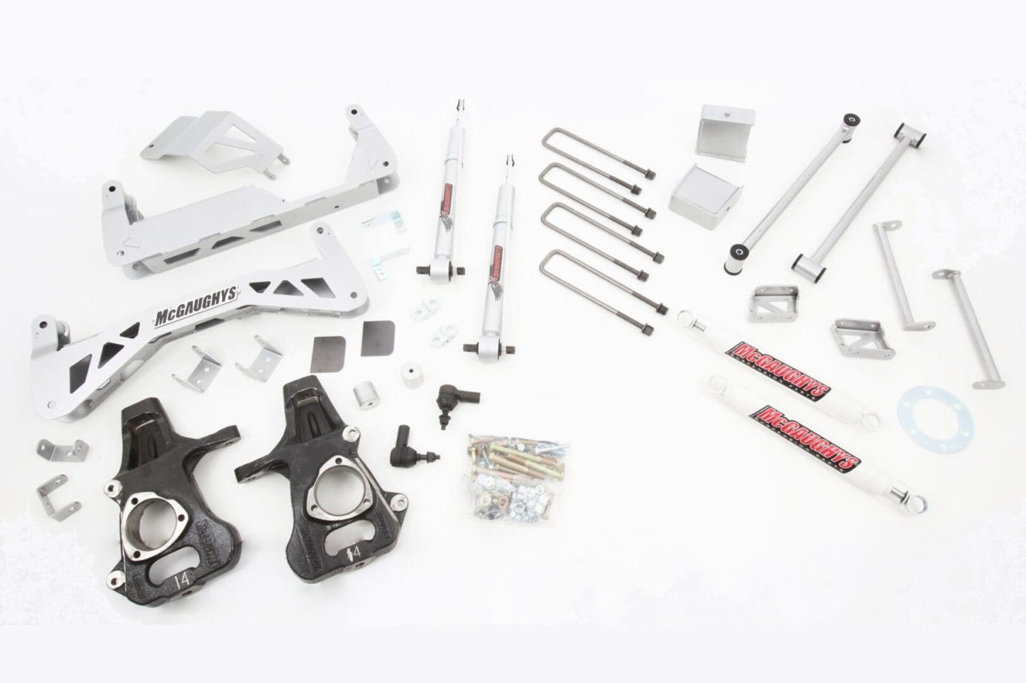 McGaughy's 7-9 Inch Premium Lift Kit 2007-2013 Silverado/Sierra 1500 2WD - 50700