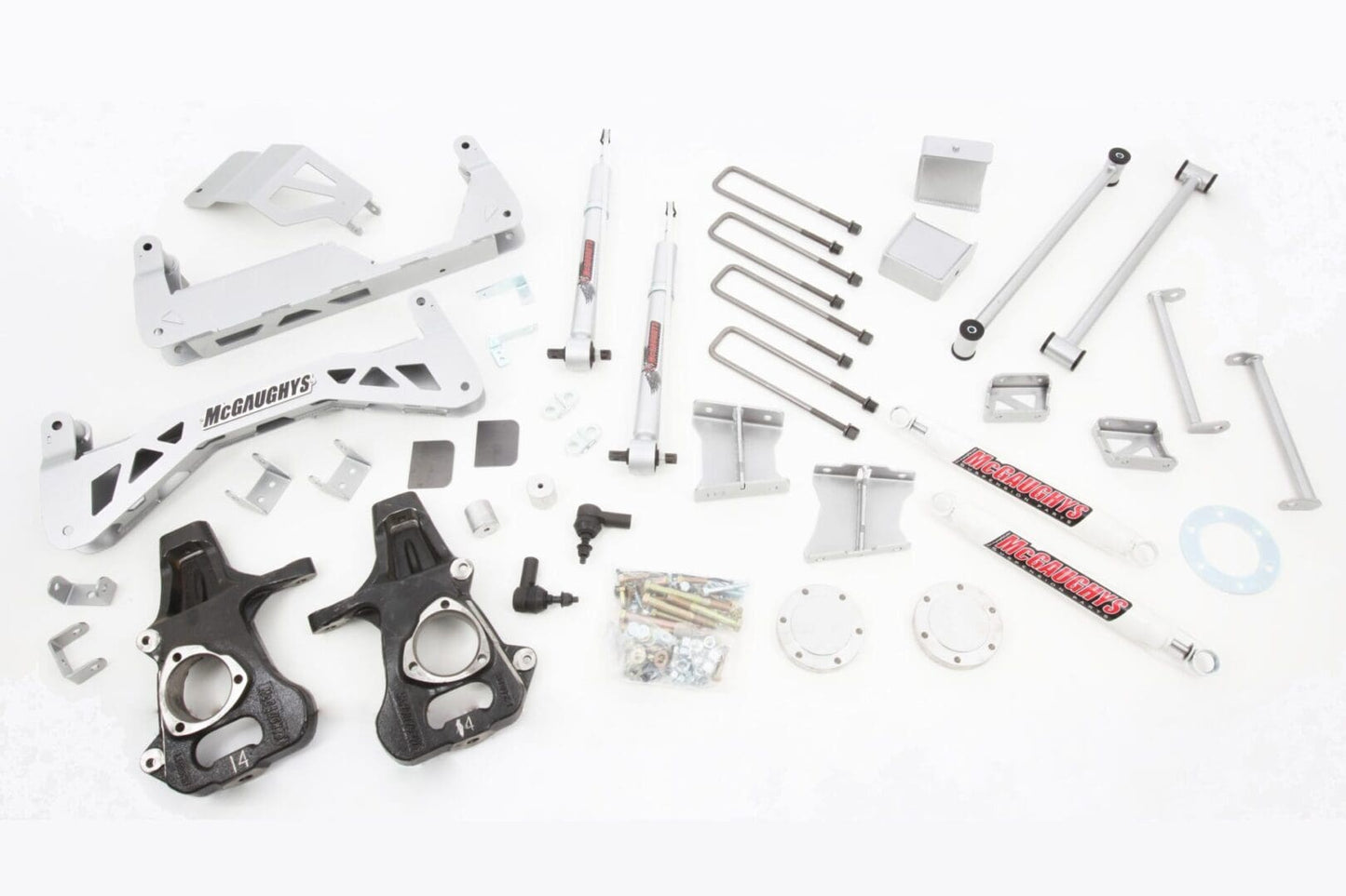 McGaughy's 7-9 Inch Premium Lift Kit 2007-2013 Silverado/Sierra 1500 4WD - 50720