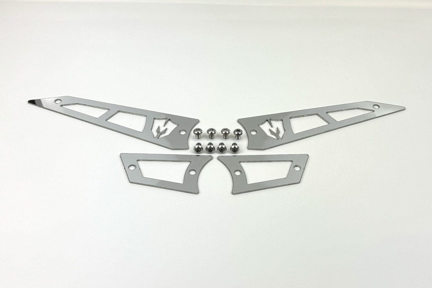 McGaughy's Replacement Stainless Steel Badges for Upper Control Arms 2019-2026 Silverado/Sierra 1500 - 50791