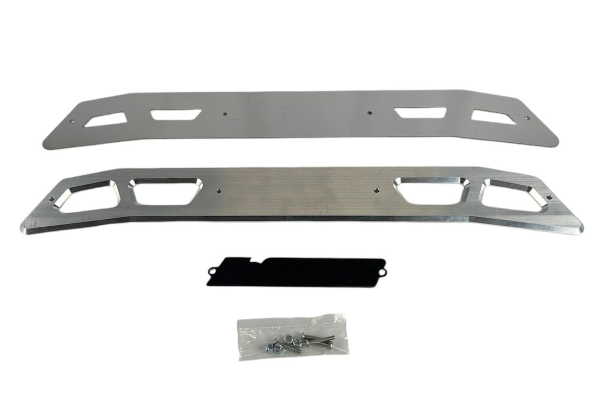 McGaughy's Billet Face Plate for Crossmember 2020-2026 Silverado/Sierra 2500/3500 4 Inch Lift Raw Finish - 51047