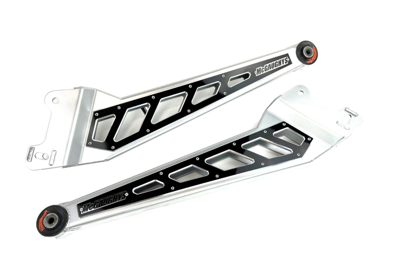 McGaughy's Billet Face Plates fits Radius Arms 2013-2026 Dodge Ram 2500/3500 For 4 Inch and 8 Inch Lift Kits Black - 51201