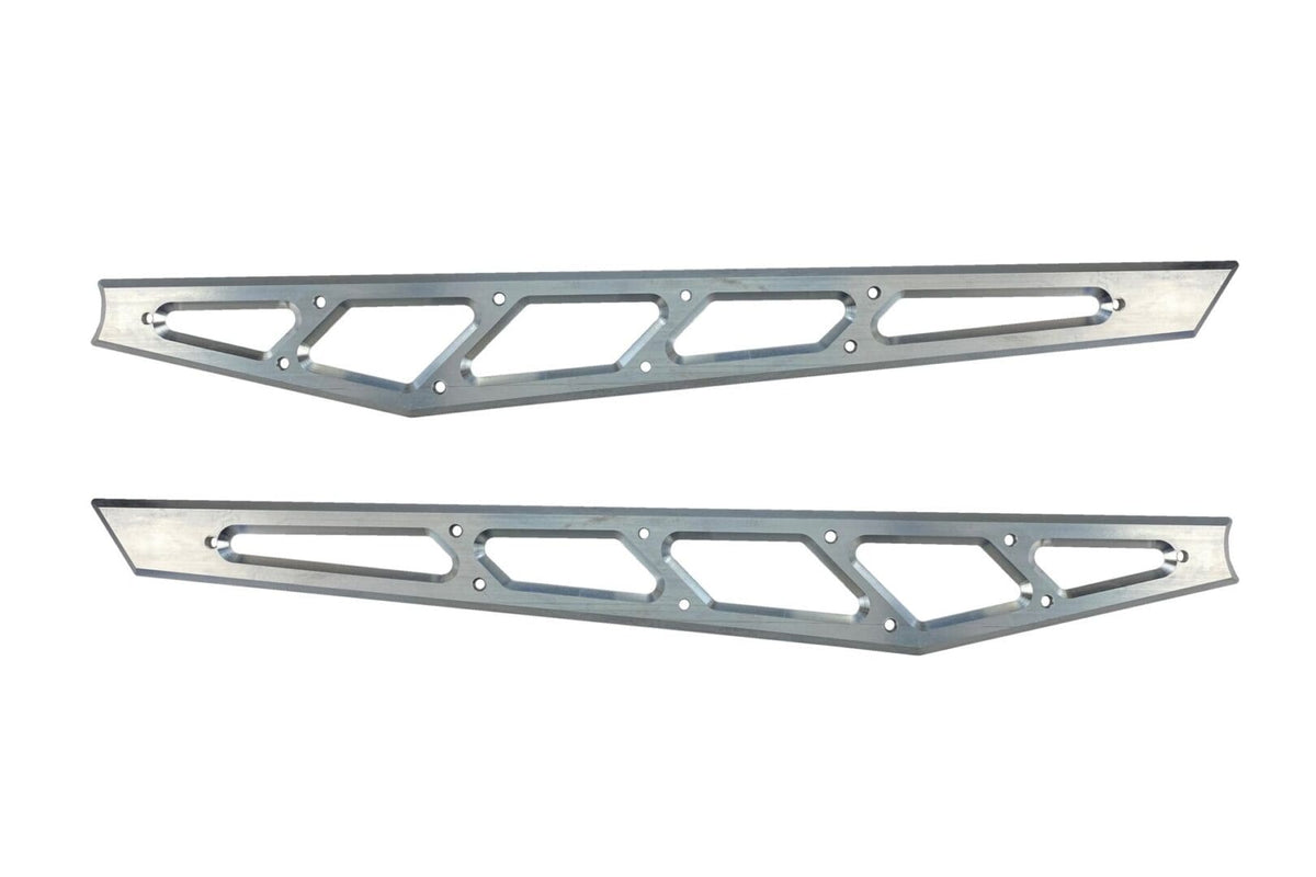 McGaughy's Billet Face Plates for Compression Struts 2019-2026 Silverado/Sierra 1500 Raw Finish - 51405