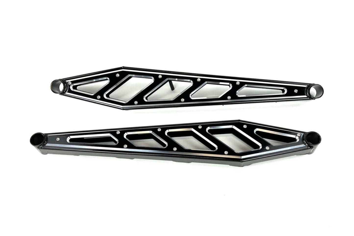 McGaughy's Billet Face Plates fits Compression Struts 2011-2019 Silverado/Sierra 2500/3500 Black - 51411