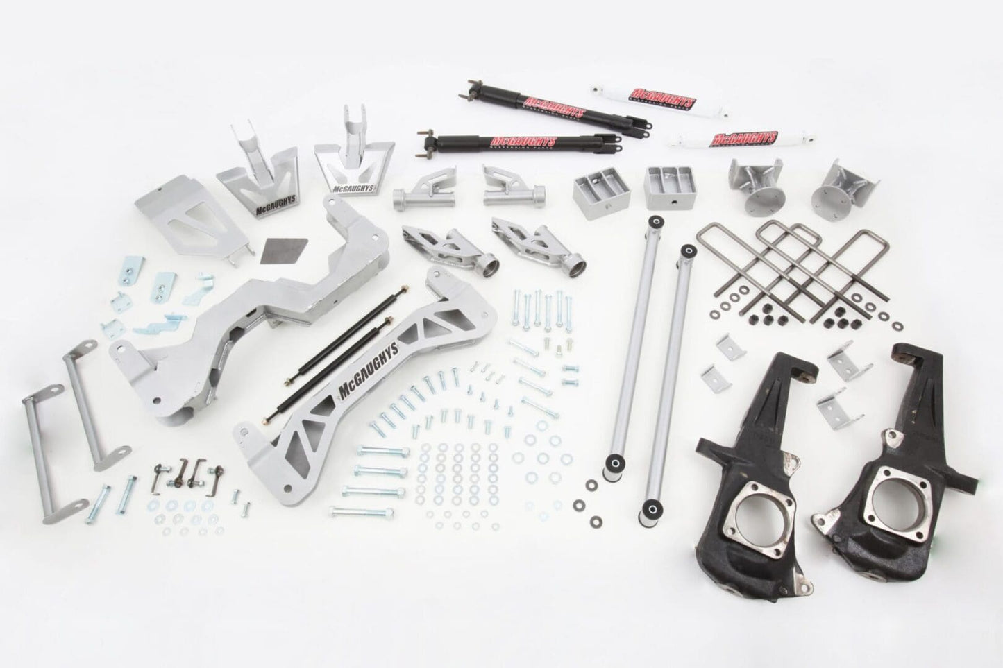 McGaughy's 7-9 Inch Premium Lift Kit 2011-2019 Silverado/Sierra 2500 2WD Diesel - 52300