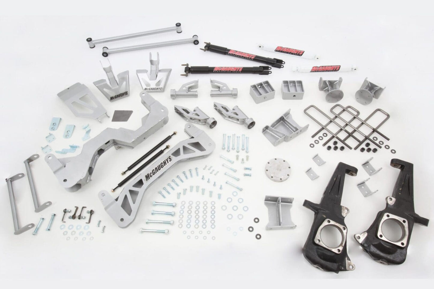 McGaughy's 7-9 Inch Premium Lift Kit 2011-2019 Silverado/Sierra 2500 4WD Diesel - 52350