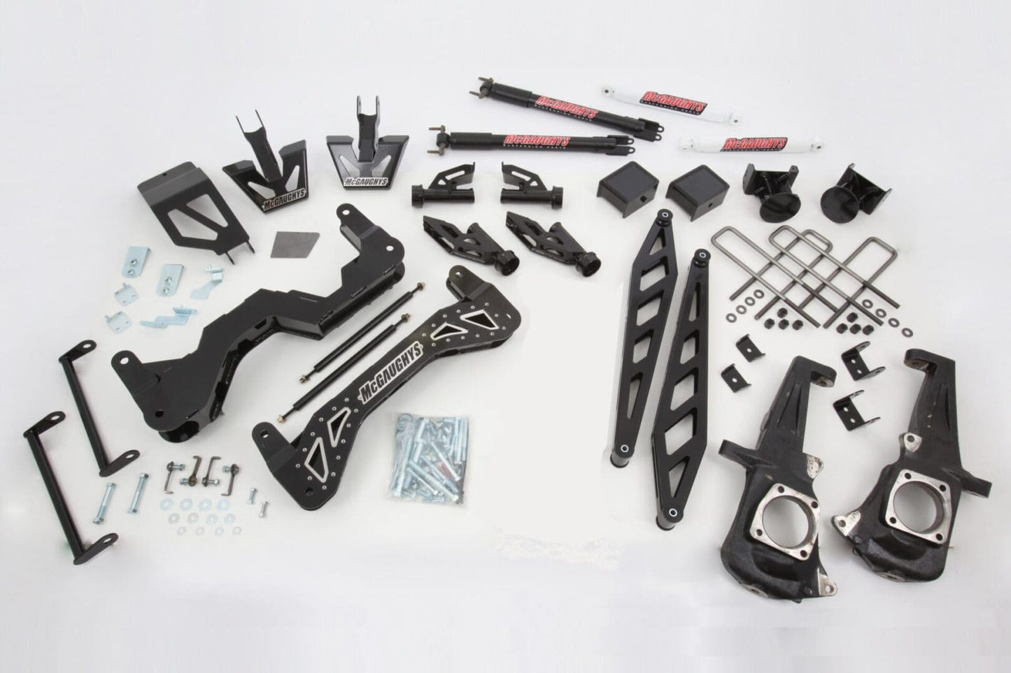 McGaughy's 7-9 Inch Premium Lift Kit 2011-2019 Silverado/Sierra 2500 2WD Gas/Diesel - 52355