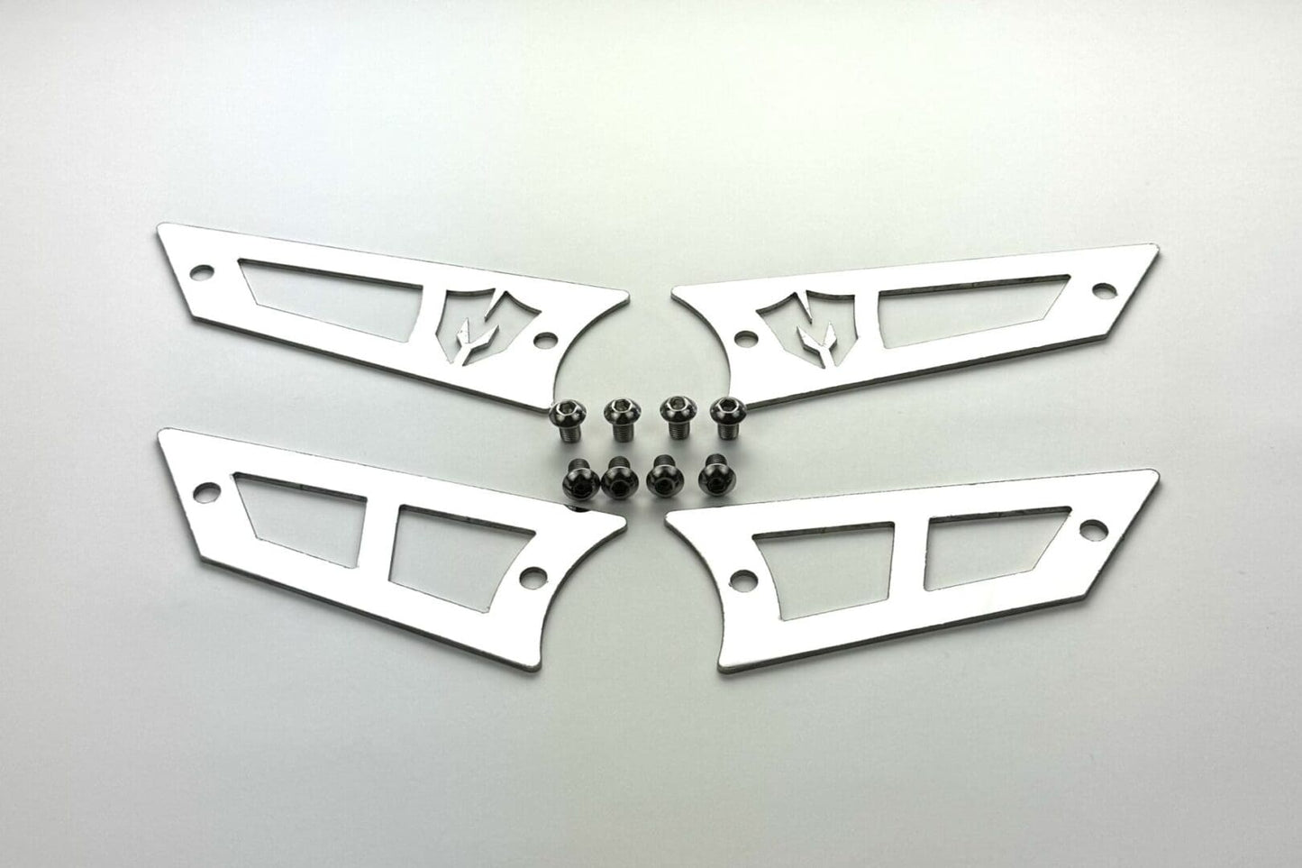 McGaughy's Replacement Stainless Steel Badges for Upper Control Arms 2020-2026 Silverado/Sierra 2500/3500 - 52415