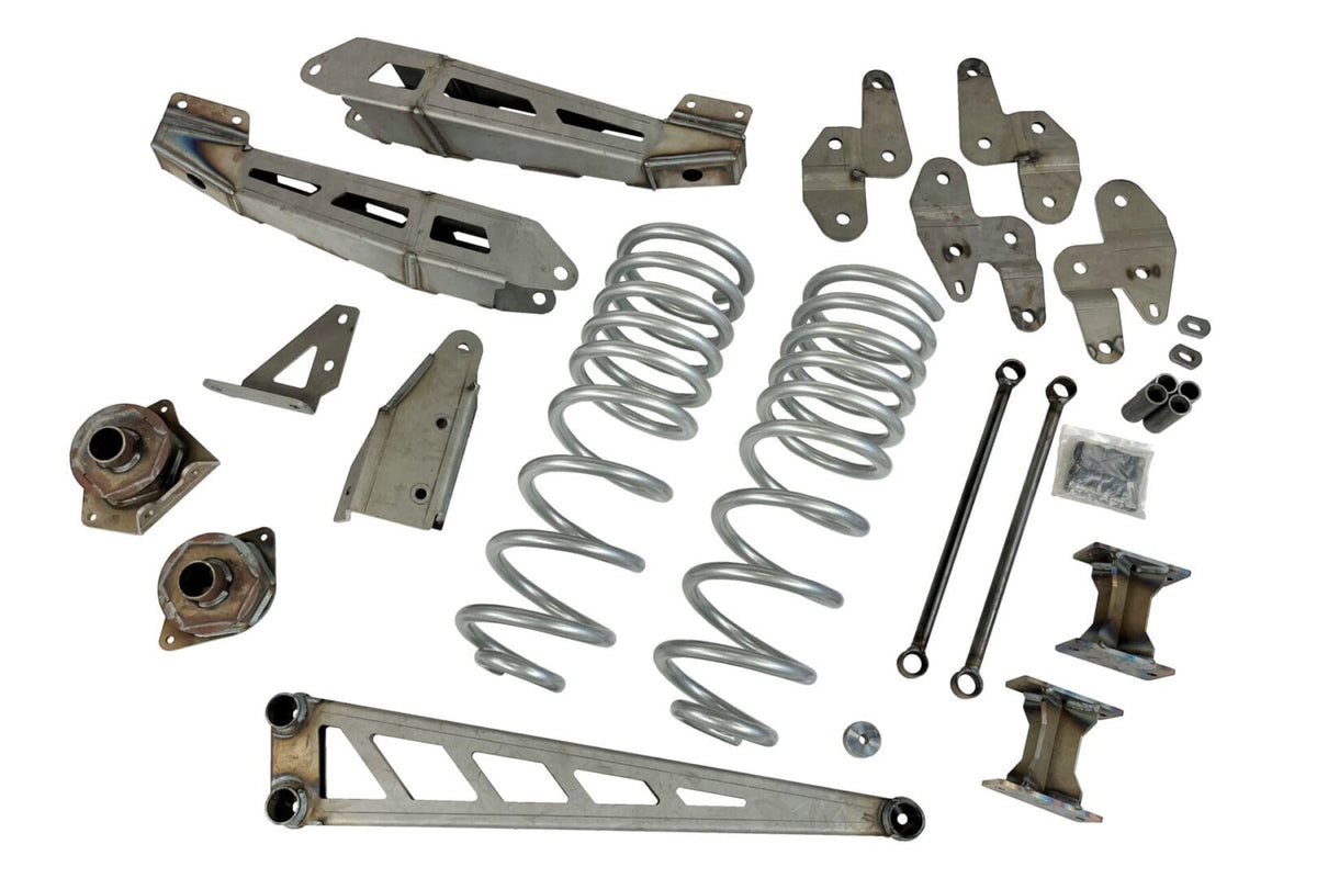 McGaughy's 10 Inch Premium Lift Kit with Radius Arms 2019-2024 Dodge Ram 2500 4WD Raw Finish - 54418