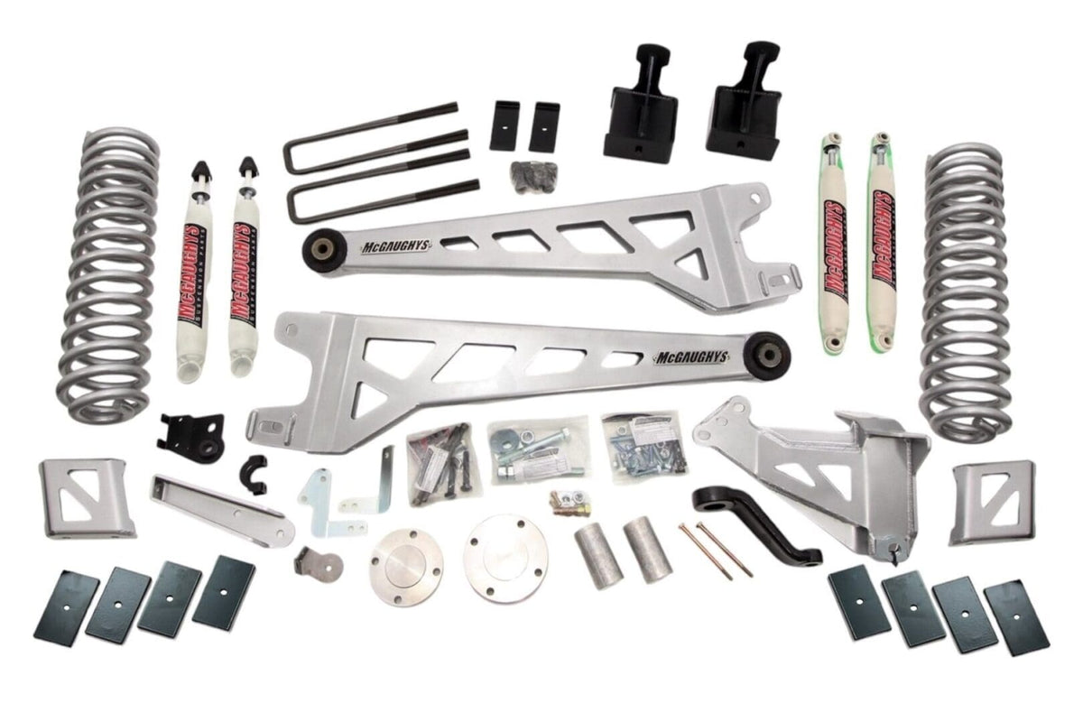 McGaughy's 8 Inch Premium Lift Kit 2017-2022 Ford F350 4WD with Flange Style Rear Driveline - 57313