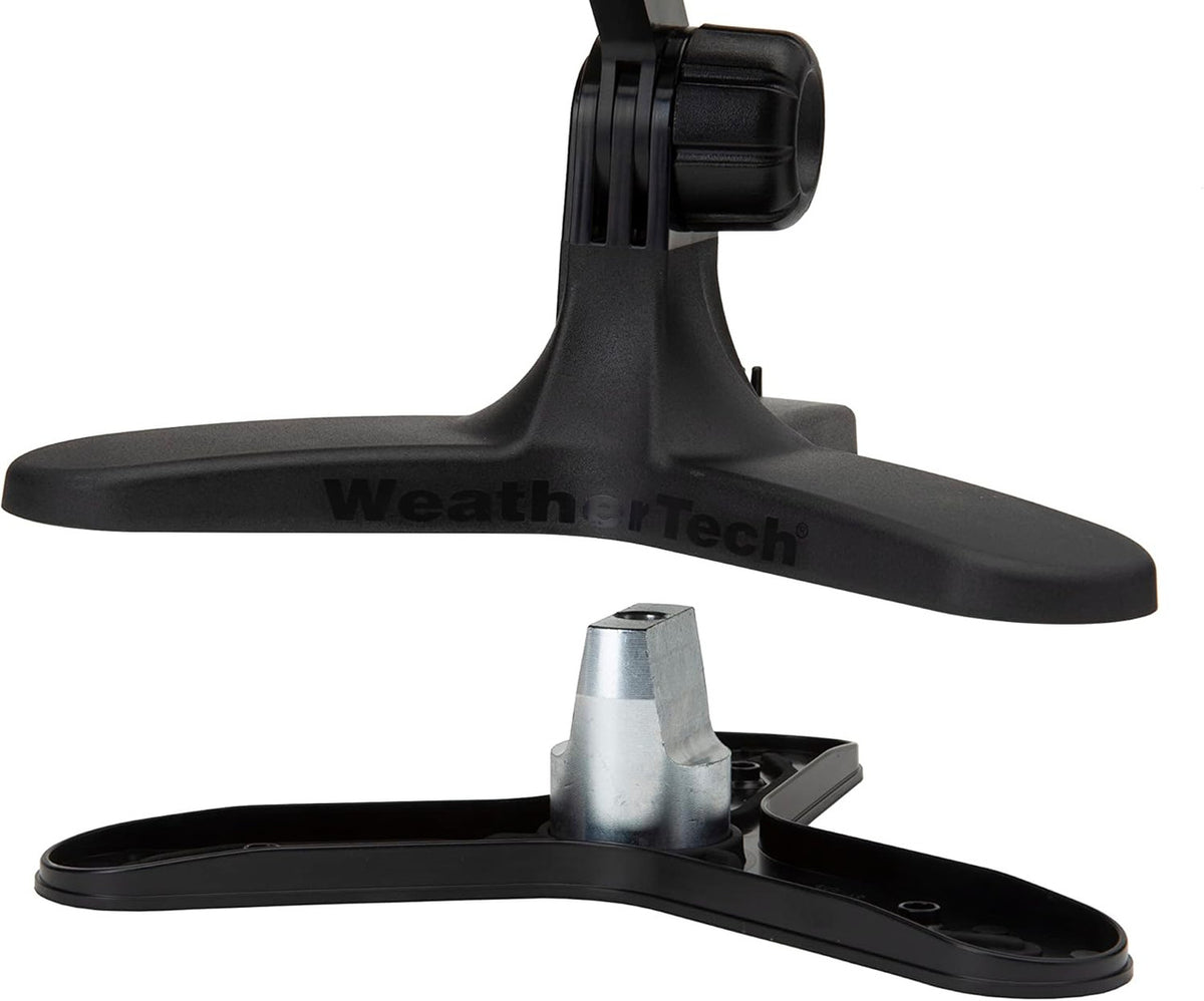 WeatherTech Tablet iPad Holder For Desktop, Tabletop or Kitchen Counter Top - Black Plastic Knob