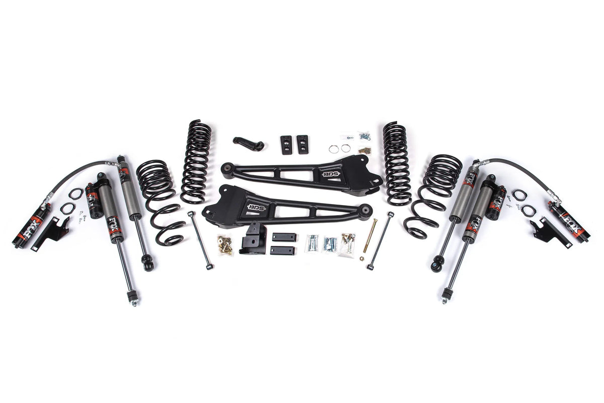 4" Lift Kit with Fox 2.5" PE DSC Shocks