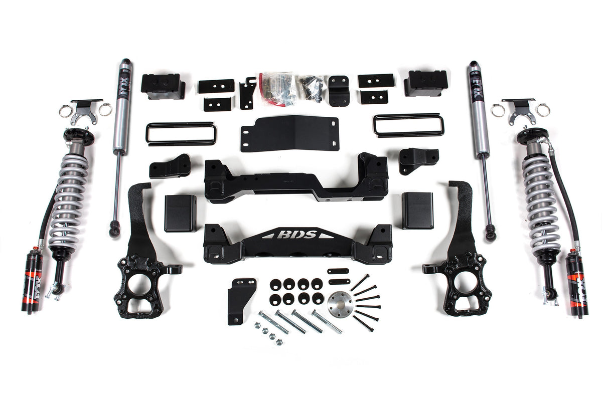 6" Lift Kit with Fox 2.5" Front Coilover Shocks