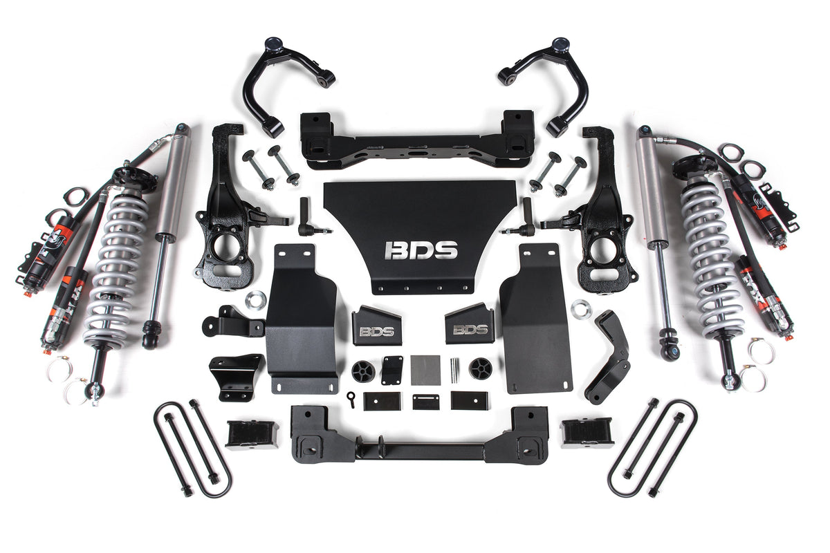 4" Lift Kit with Fox 2.5" Performance Elite Coilover Shocks
