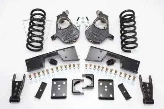 McGaughy's 5/7 Inch Spindle/Flip Kit Lowering Kit 2001-2006 Silverado/Sierra 1500 2WD Regular Cab with T-Style Spindles