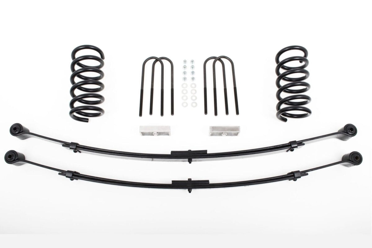 McGaughy's 2/4 Inch Coil/Leaf Spring Lowering Kit 1982-2003 S10/Sonoma 2WD Regular Cab - 93110