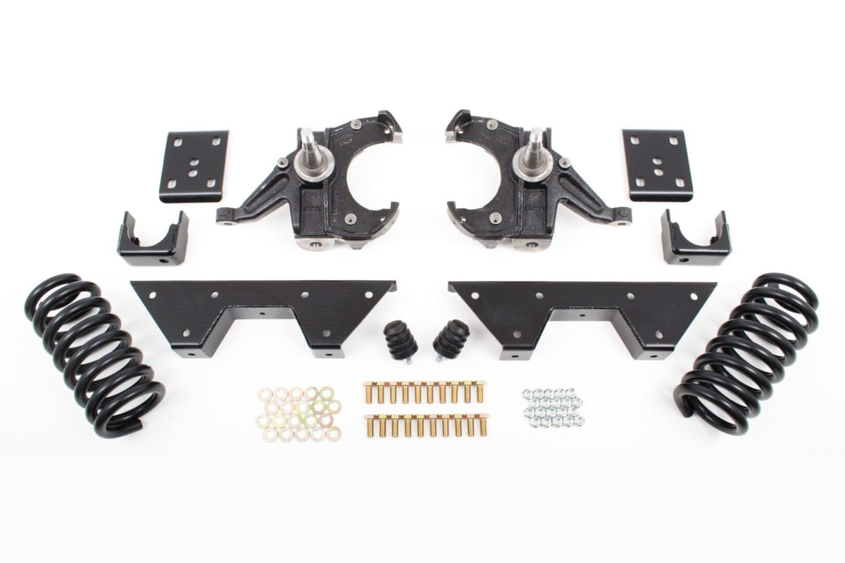 McGaughy's 4.5/6 Inch Spindle/Flip Kit Lowering Kit 1973-1987 GM C10 2WD Heavy Duty - 93150
