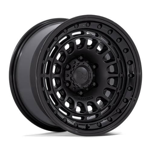 Black Rhino BR014 SAHARA | MATTE BLACK W/ GLOSS BLACK LIP wheel