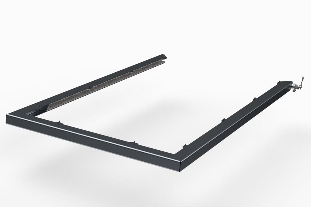 alu-cab Canopy Camper & Khaya Table Slide