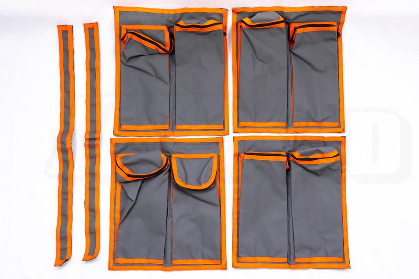alu-cab Canvas Bags at Rear Door