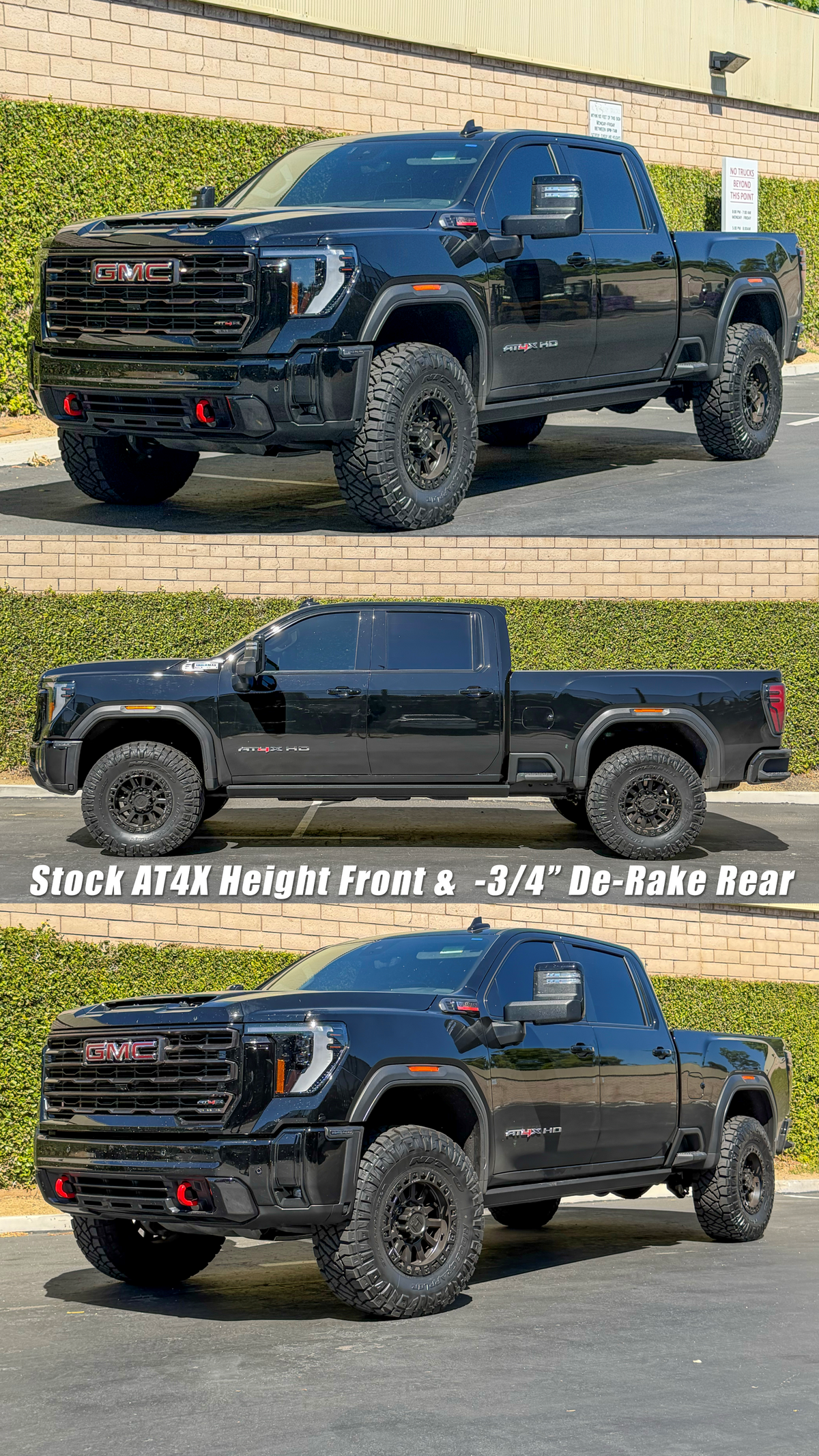 McGaughy's Rear De-rake Kit 2024-2026 Silverado/Sierra 2500HD ZR2/AT4X - 52449