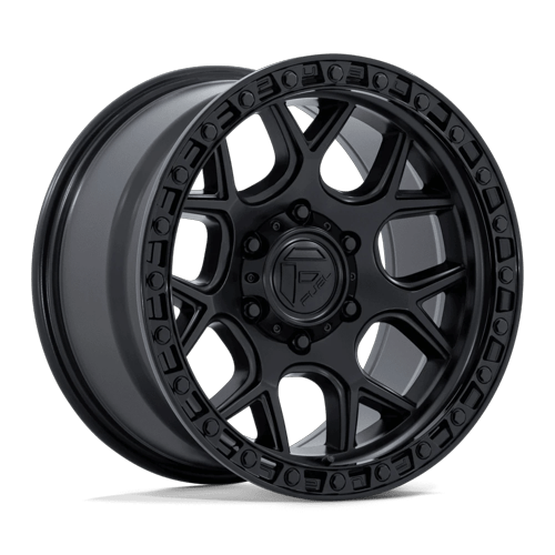 Fuel Off-Road FC908 PUMA | MATTE BLACK W/ GLOSS BLACK LIP wheel