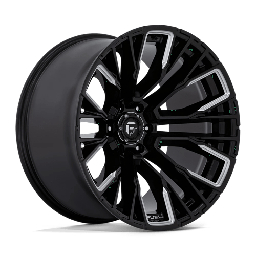 Fuel Off-Road D849 REBAR GLOSS BLACK MILLED wheel