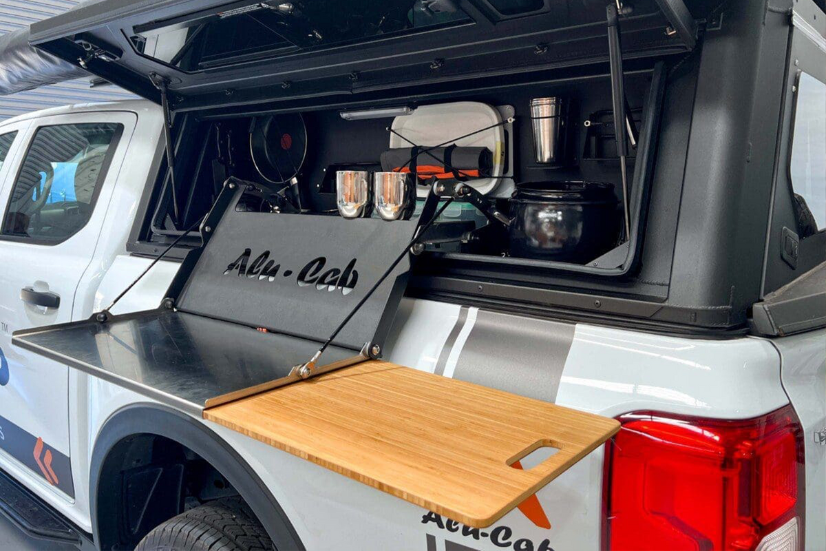 alu-cab Fold-Out Canopy Kitchen Table