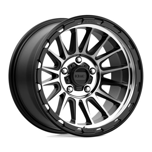 KMC KM542 IMPACT SATIN BLACK MACHINED wheel
