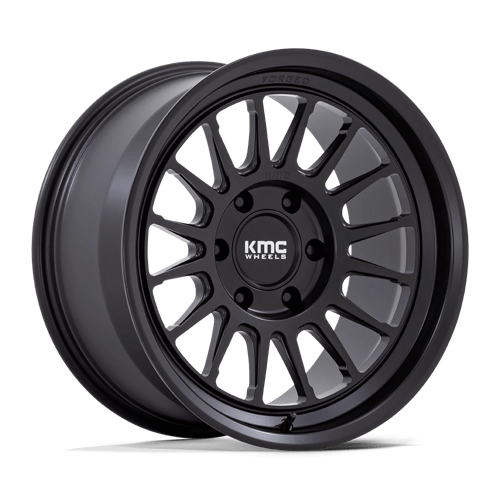 KMC KM447 IMPACT FORGED MONOBLOCK | SATIN BLACK wheel