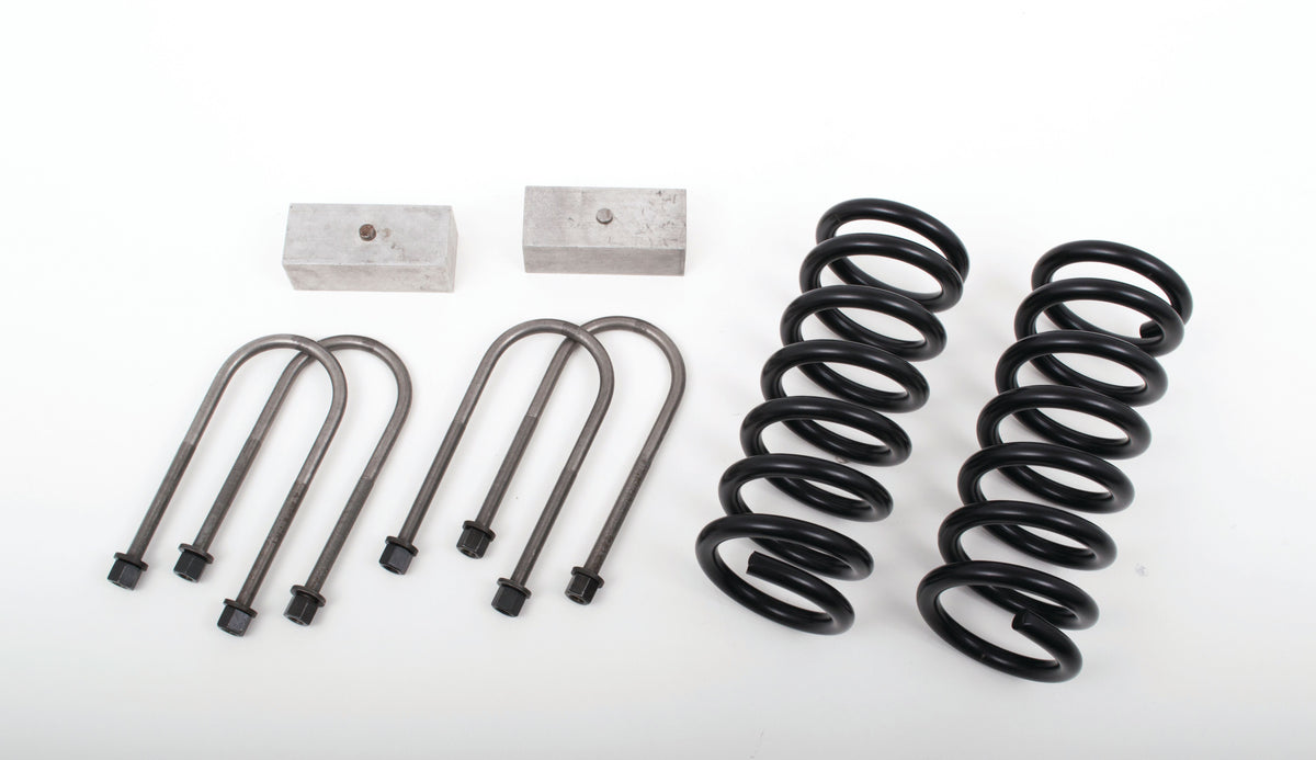 McGaughy's 2006-08 Dodge SRT Single Cab 1.5/2" Drop Kit (Coil Springs & Rear Lowering Block Kit) - 44017