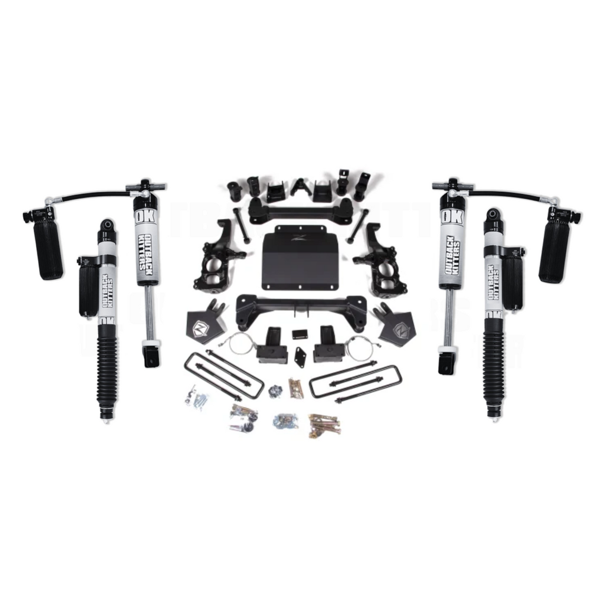 Zone Offroad 5" Lift Kit with OK 2.5" Shocks