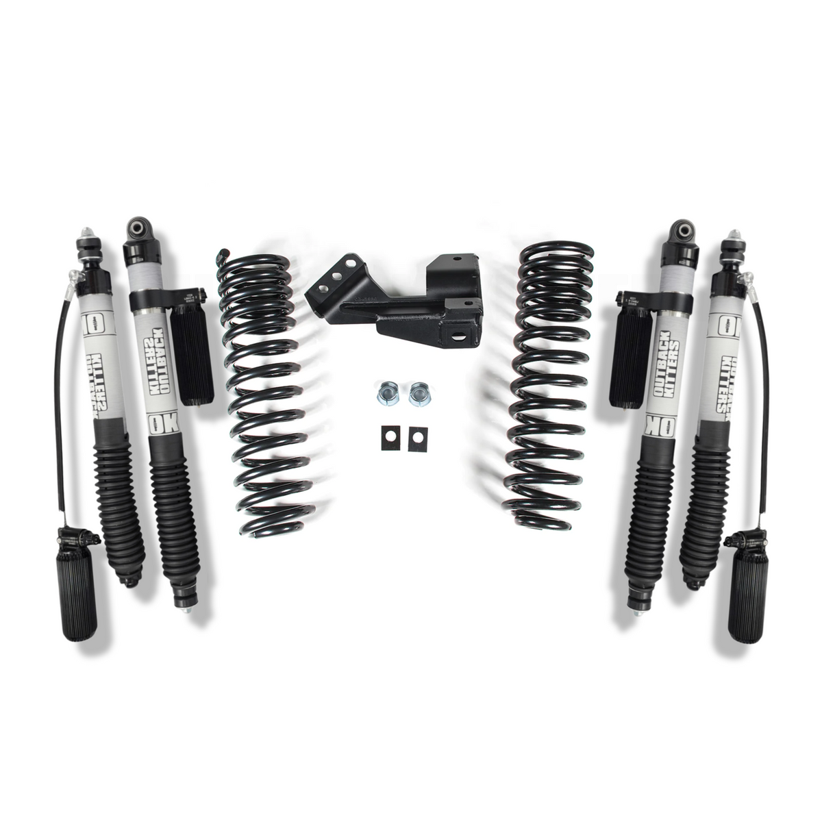 Outback Kitters 2" Levelling Kit with OK 2.5" Shocks suits Ford F-250 Super Duty/F-350 Super Duty (2020-2026)