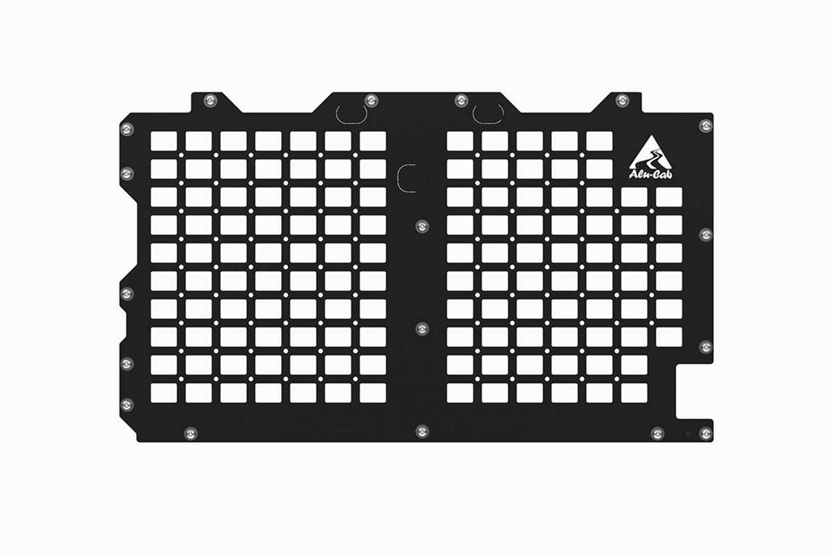 alu-cab Camper Rear Door Molle Plates