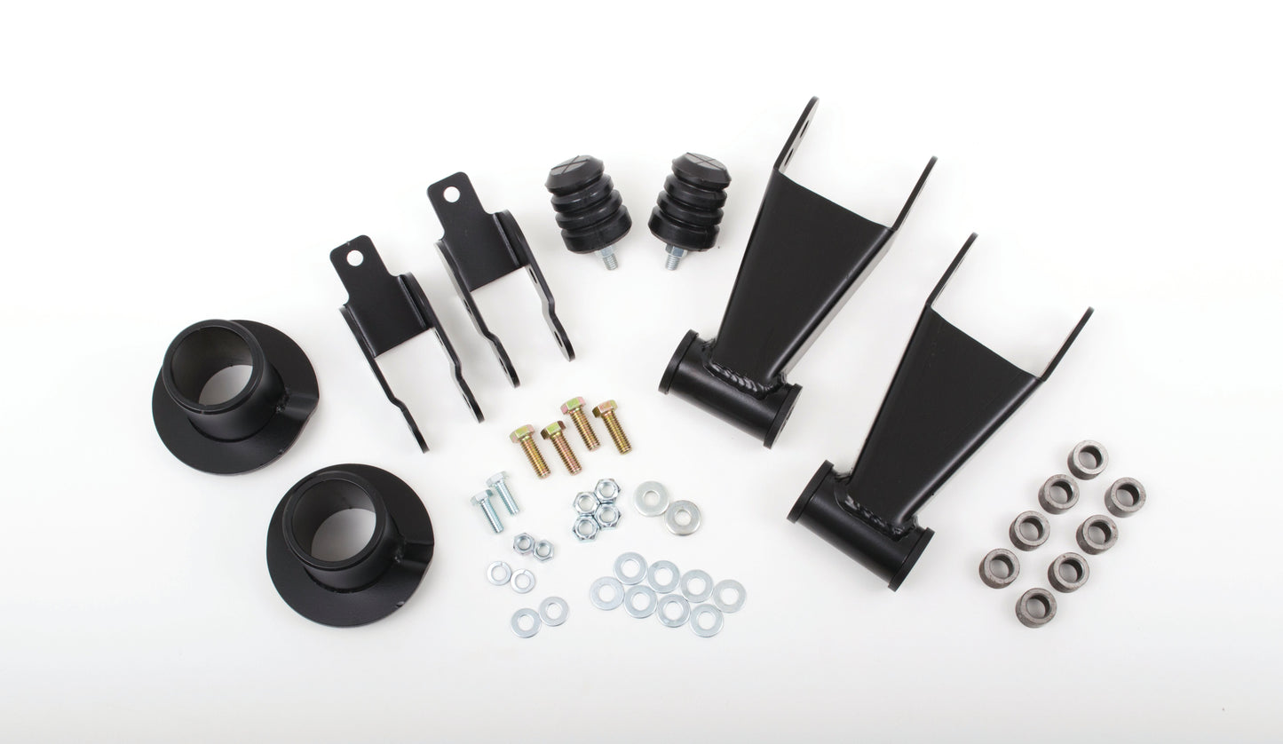 McGaughy's 04F24ES-4WD 2004-08 FORD F-150 (4WD), 2/4" Drop Kit (STRUT SPRING POCKET RELOCATOR,U-BOLT SPACERS,SHACKLES,SHOCK