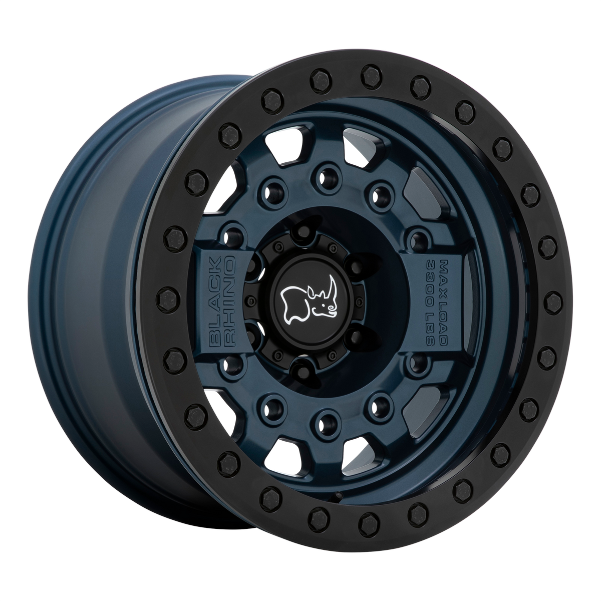 Black Rhino AVENGER BEADLOCK | NAVY BLUE W/ BLACK HARDWARE wheel