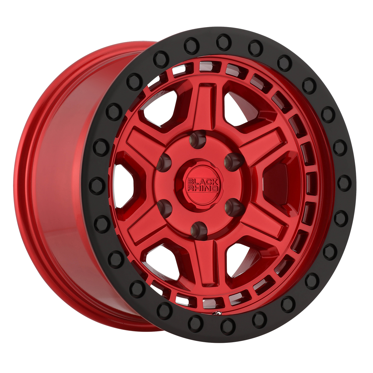 Black Rhino RENO | CANDY RED W/ BLACK RING wheel