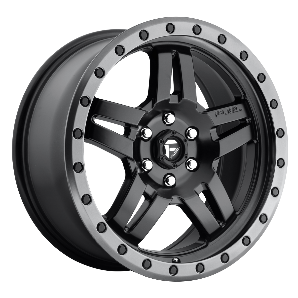 Fuel Off-Road D557 ANZA | MATTE BLACK GUNMETAL RING wheel