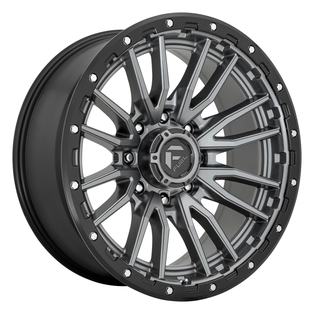 Fuel Off-Road D680 REBEL | MATTE GUNMETAL BLACK BEAD RING wheel
