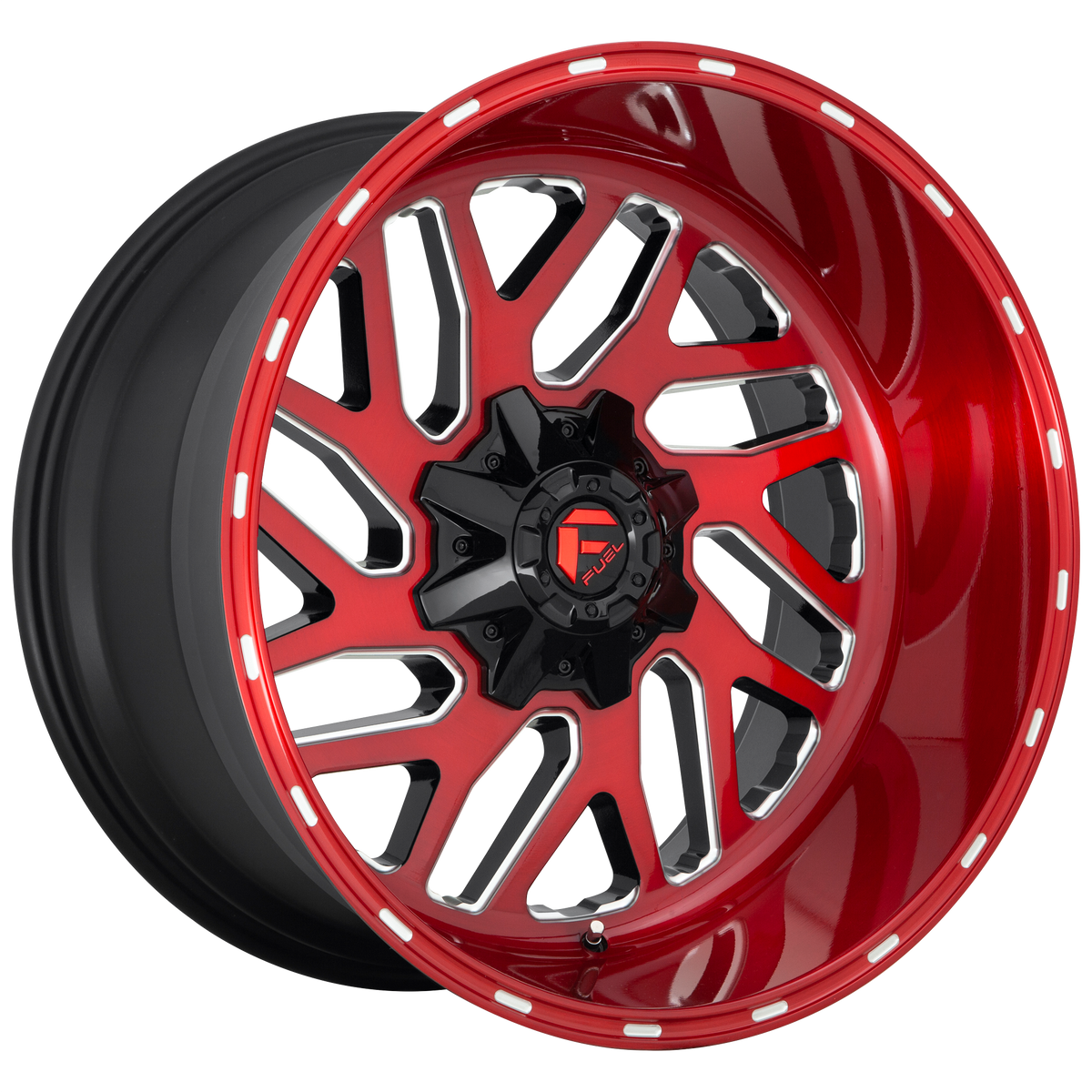 Fuel Off-Road D691 TRITON CANDY RED MILLED wheel