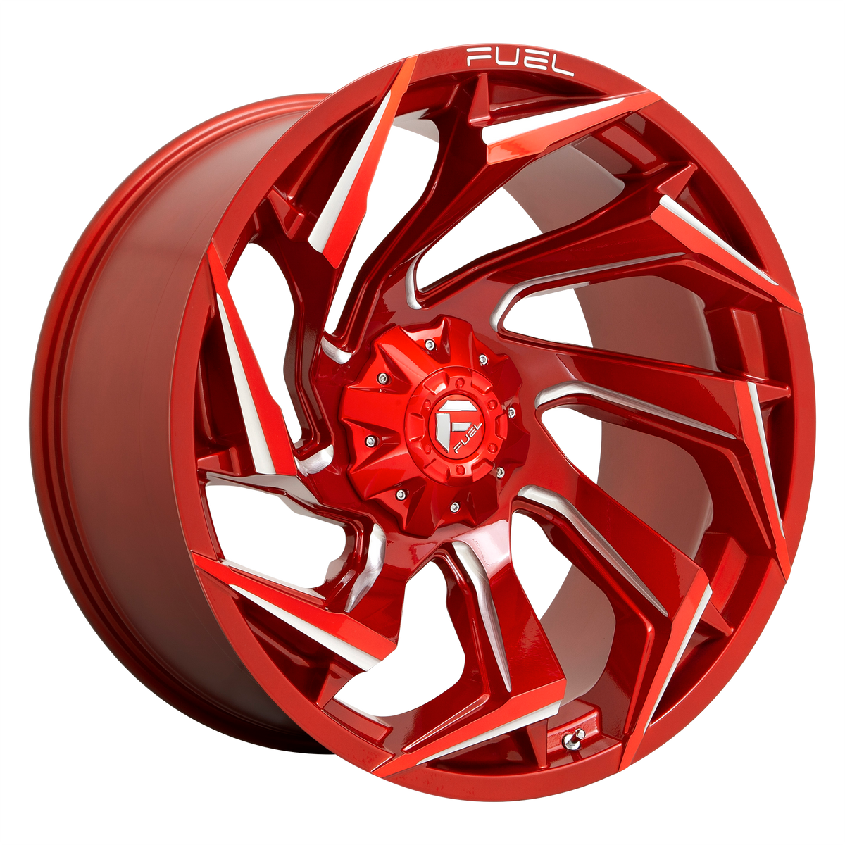 Fuel Off-Road D754 REACTION CANDY RED MILLED wheel